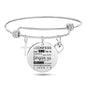 Stainless Steel Christian Charm Bracelet